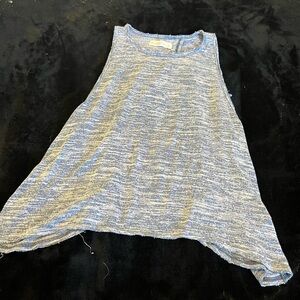 Abercrombie & Fitch Heather Blue Knit Top